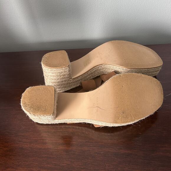 Boden Women's Size 42 US 11 Suede Leather Platform Platform Sandal Heel - Picture 7 of 9